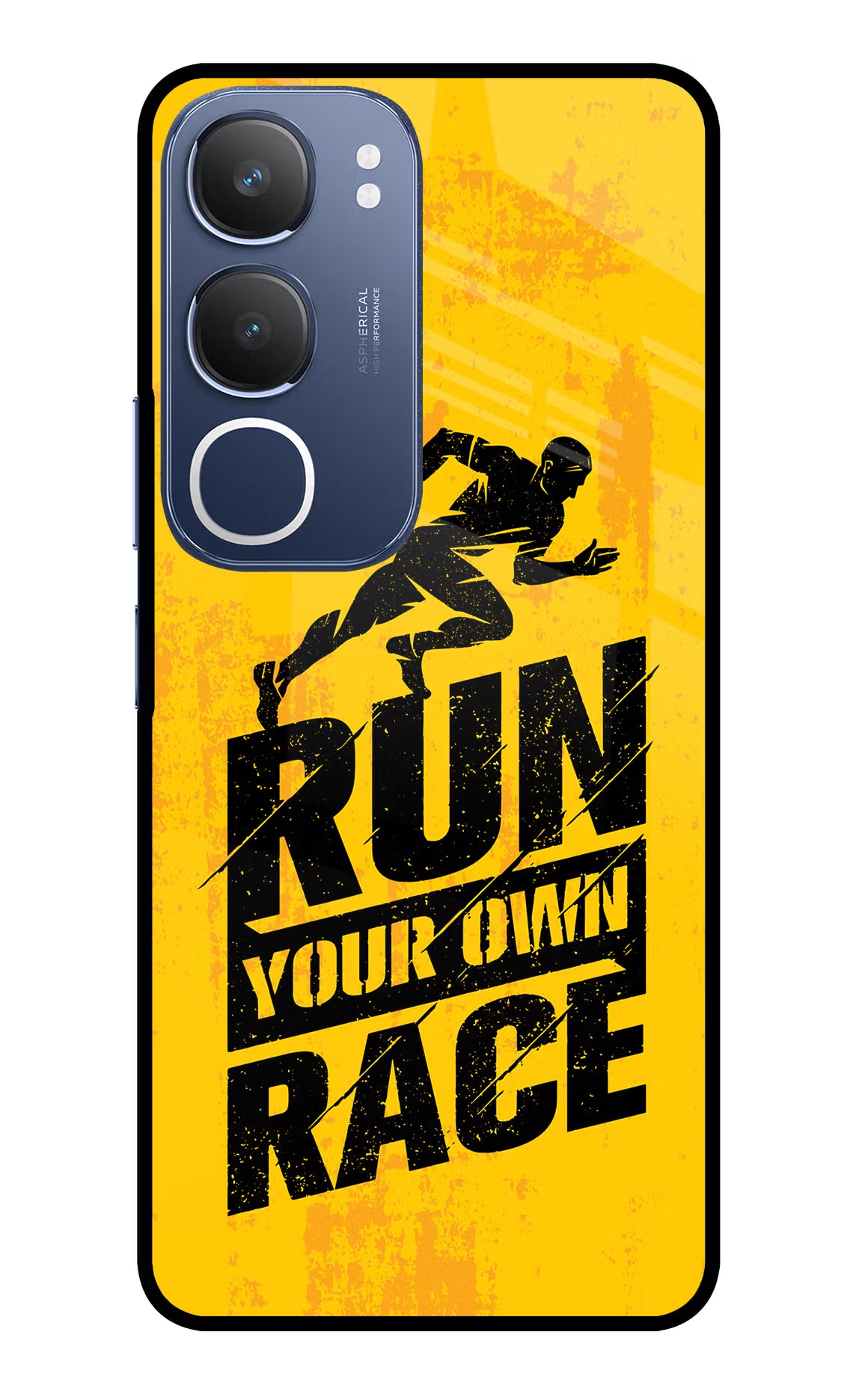 Run Your Own Race Vivo Y29 5G Glass Case