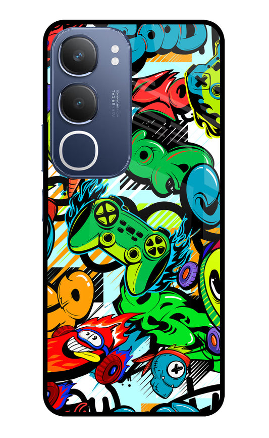 Game Doodle Vivo Y29 5G Glass Case