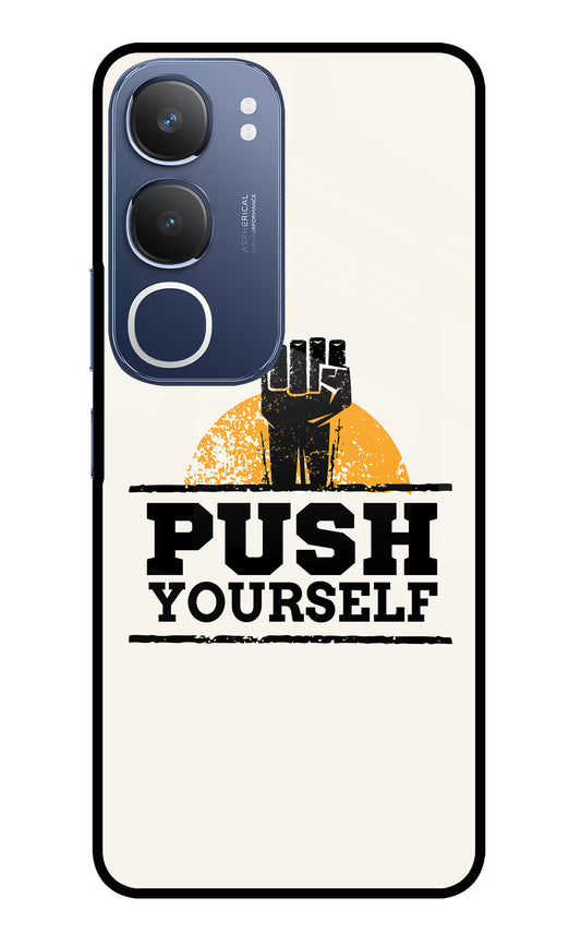 Push Yourself Vivo Y29 5G Glass Case