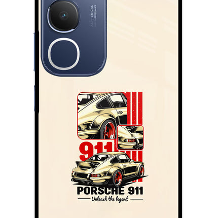 Classic Porsche 911 Vivo Y29 5G Glass Case