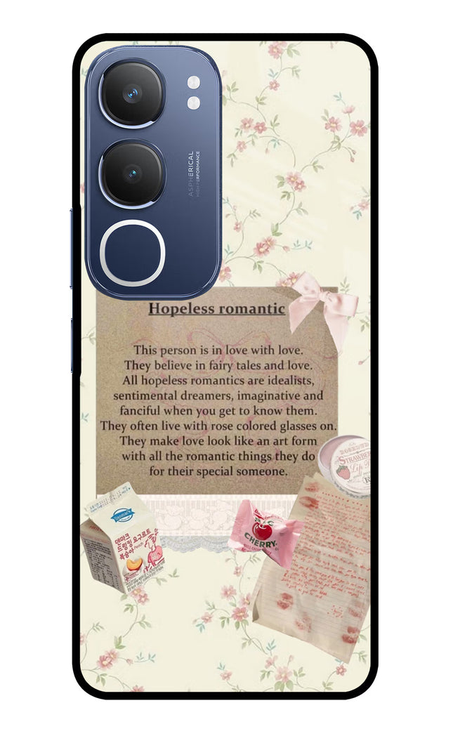 Hopeless Romantic Vivo Y29 5G Glass Case