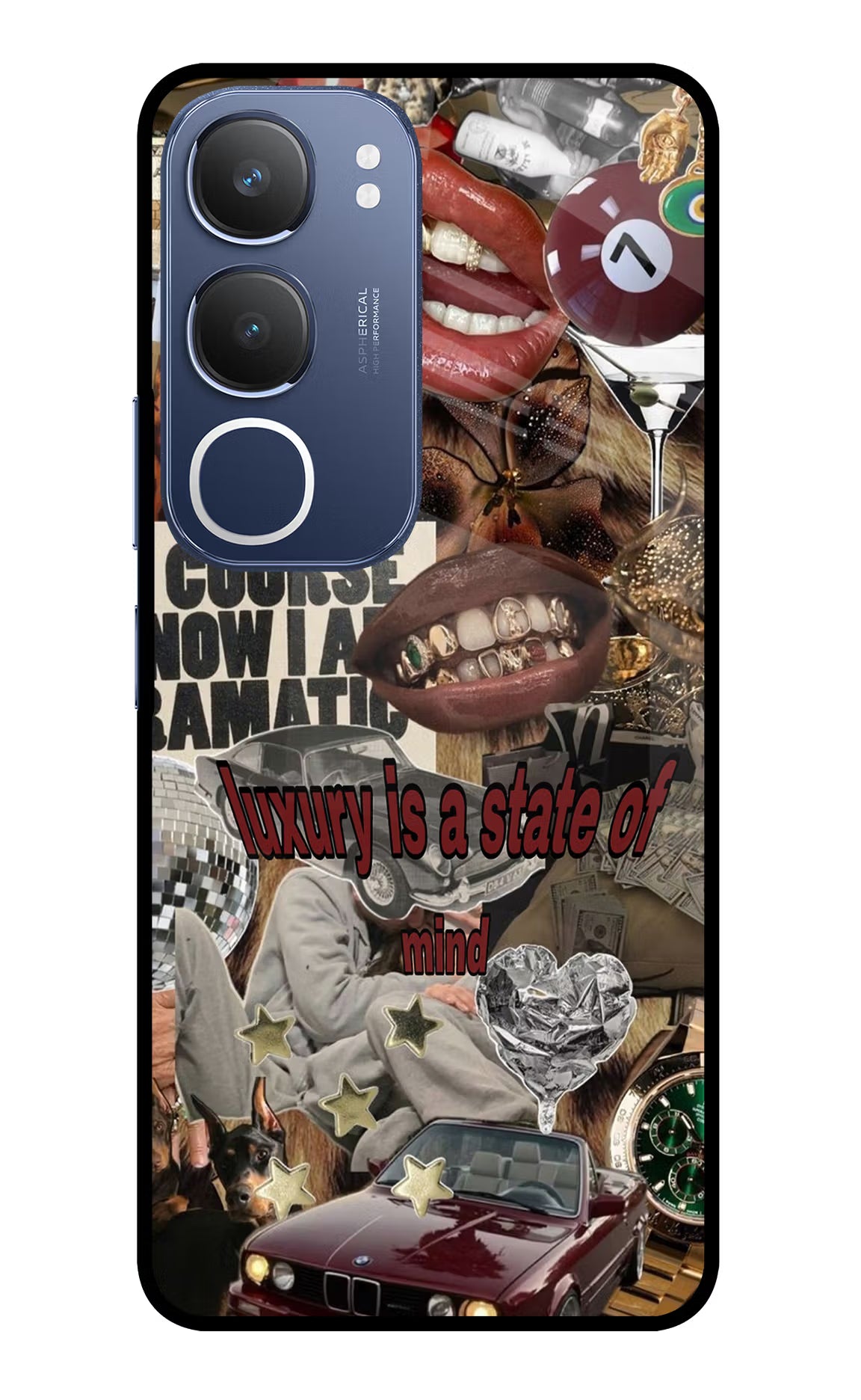 Luxury Vivo Y29 5G Glass Case Back Cover by Casekaro