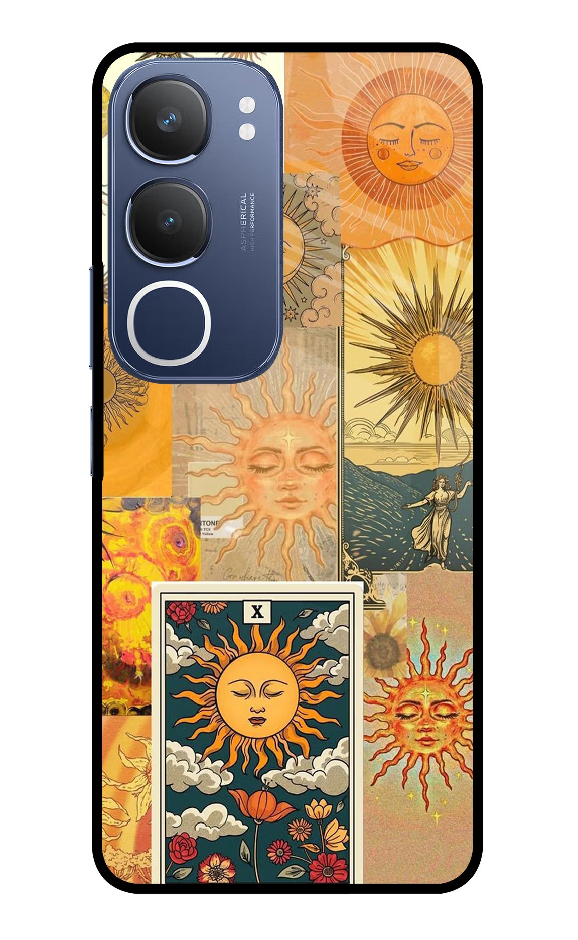 Sun Vivo Y29 5G Glass Case Back Cover by Casekaro