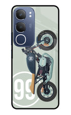 Classic Cafe Racer 99 Vivo Y29 5G Glass Case