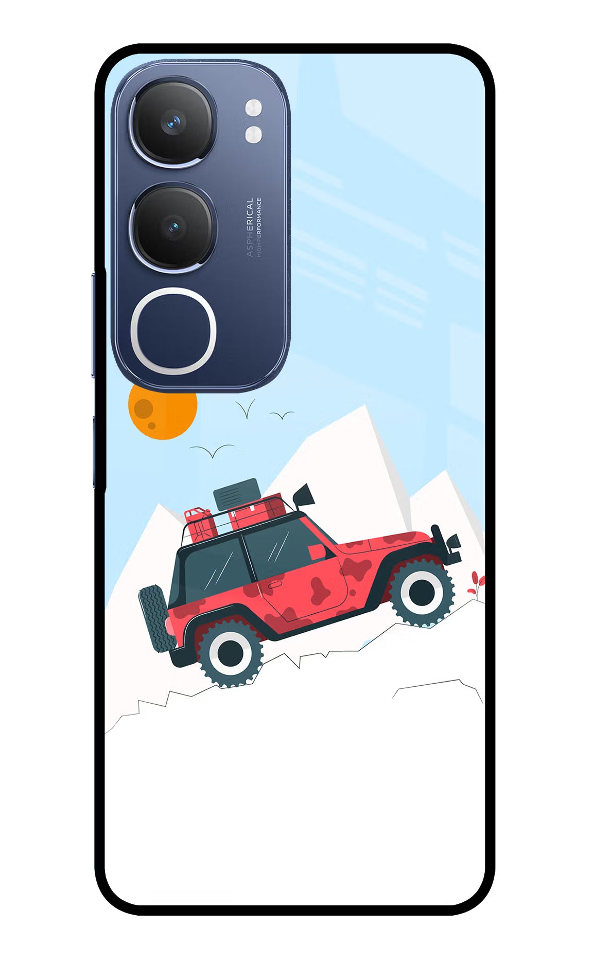 Mountain Trail Beast Vivo Y29 5G Glass Case Back Cover by Casekaro