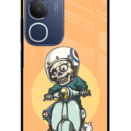 Undead Biker Vivo Y29 5G Glass Case