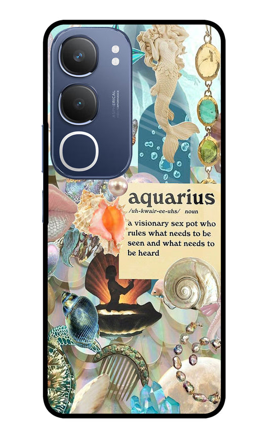 Aquarius Zodiac Vivo Y29 5G Glass Case
