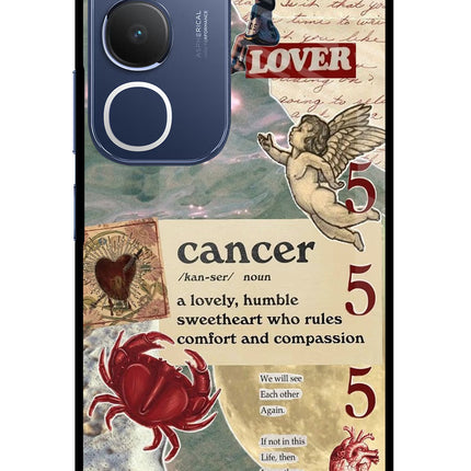 Cancer Zodiac Vivo Y29 5G Glass Case