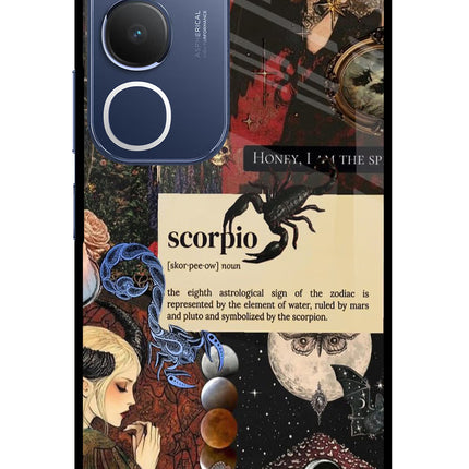 Scorpio Zodiac Vivo Y29 5G Glass Case