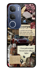 Taurus Zodiac Vivo Y29 5G Glass Case