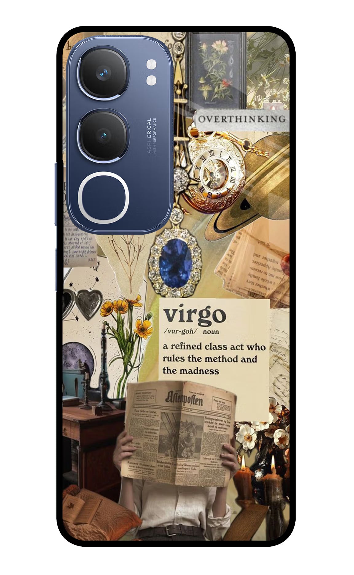 Virgo Zodiac Vivo Y29 5G Glass Case