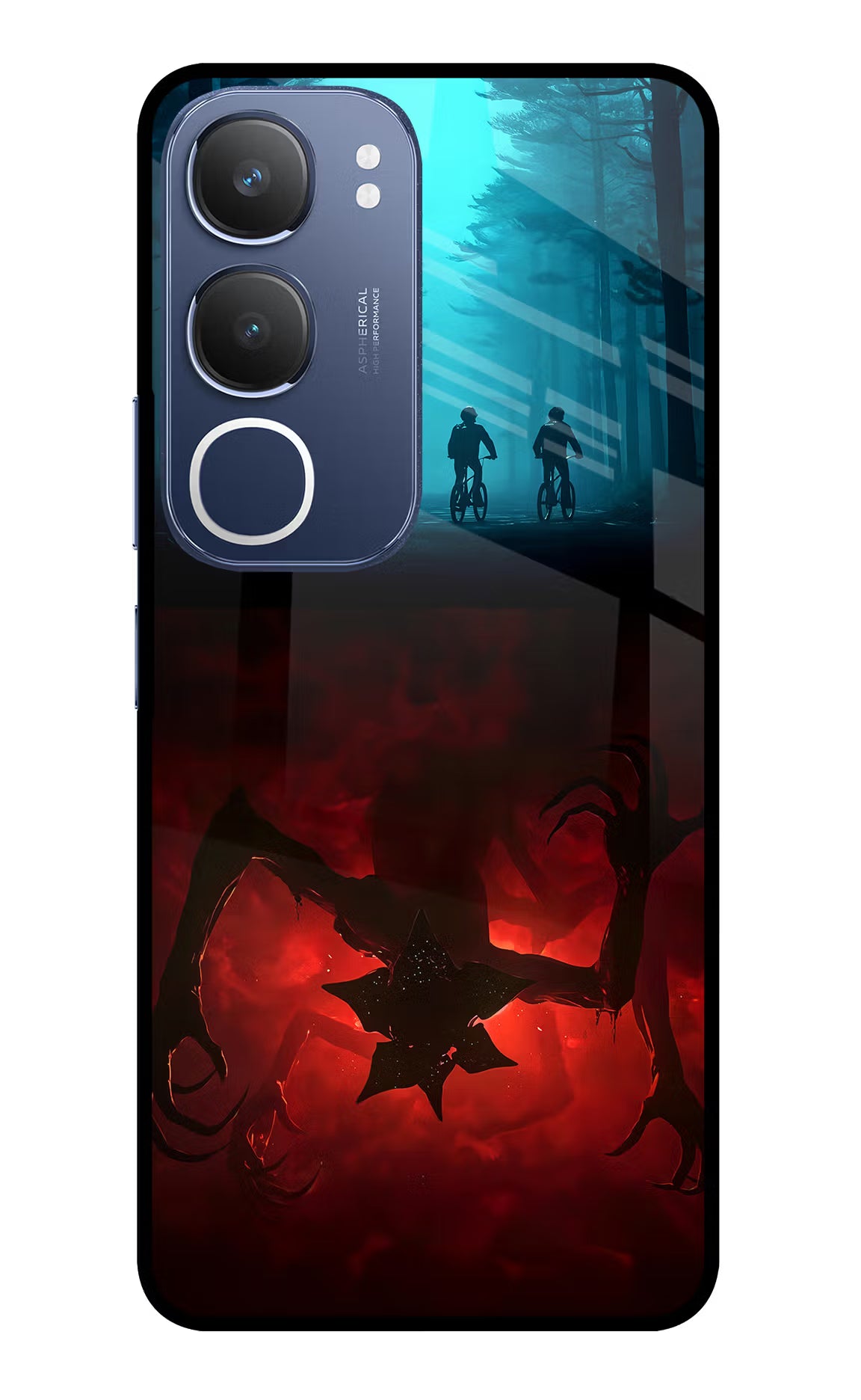 Ordinary Things Downside Up Vivo Y29 5G Glass Case Back Cover by Casekaro