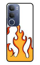 Fired Up – White Vivo Y29 5G Glass Case