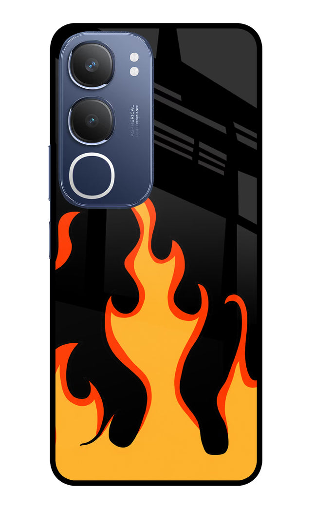 Fired Up – Black Vivo Y29 5G Glass Case