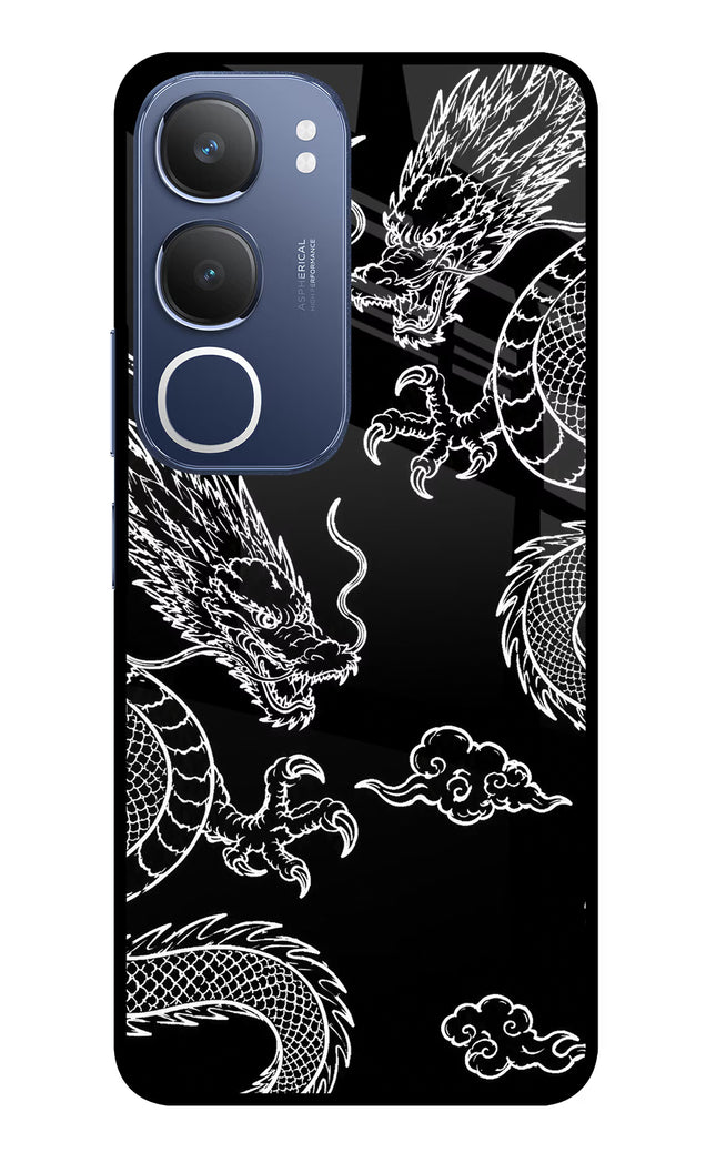 Twin Dragons Vivo Y29 5G Glass Case