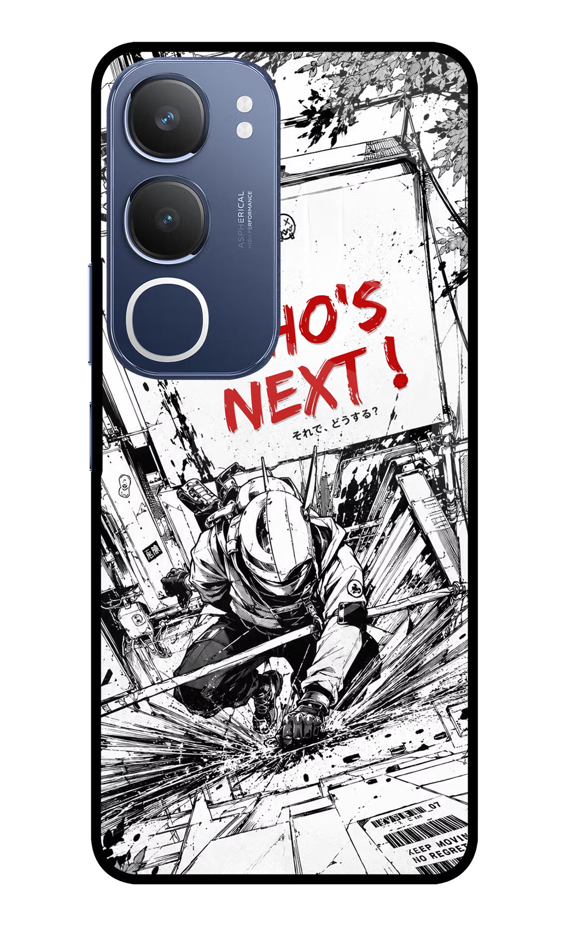 Who's Next Vivo Y29 5G Glass Case Back Cover by Casekaro