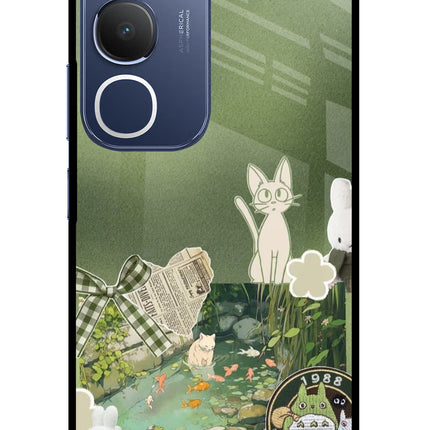 Aesthetic anime Vivo Y29 5G Glass Case