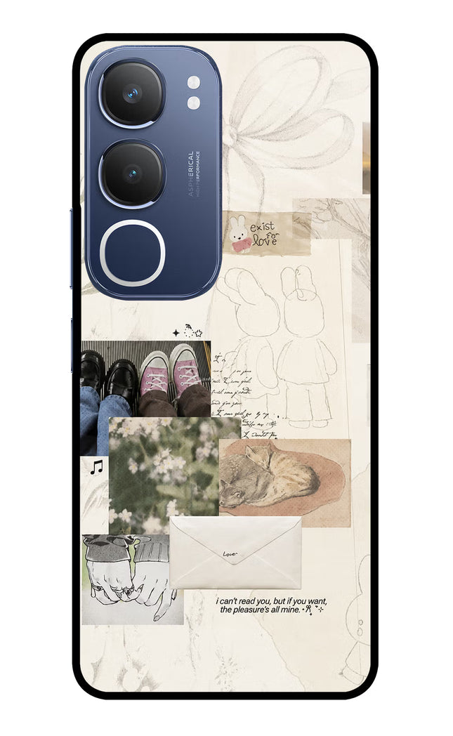 Soft Aesthetic Vivo Y29 5G Glass Case
