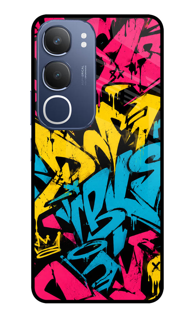 Graffiti Vibe Vivo Y29 5G Glass Case
