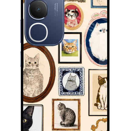 Mirror Cats Vivo Y29 5G Glass Case