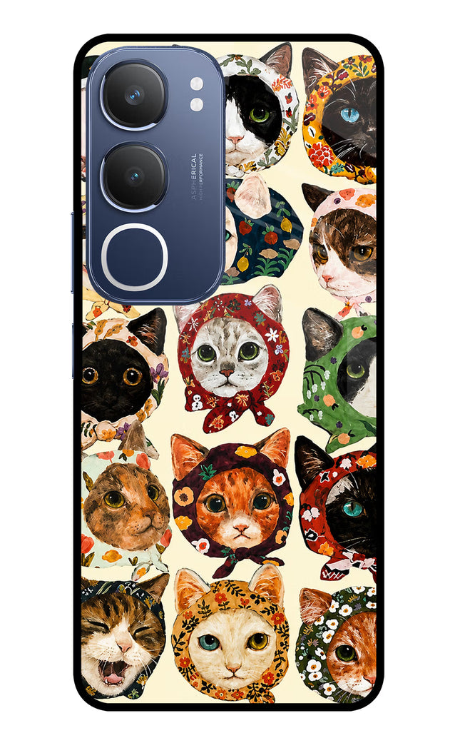 Cool Cat Vivo Y29 5G Glass Case