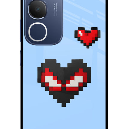 Peter Heart Vivo Y29 5G Glass Case