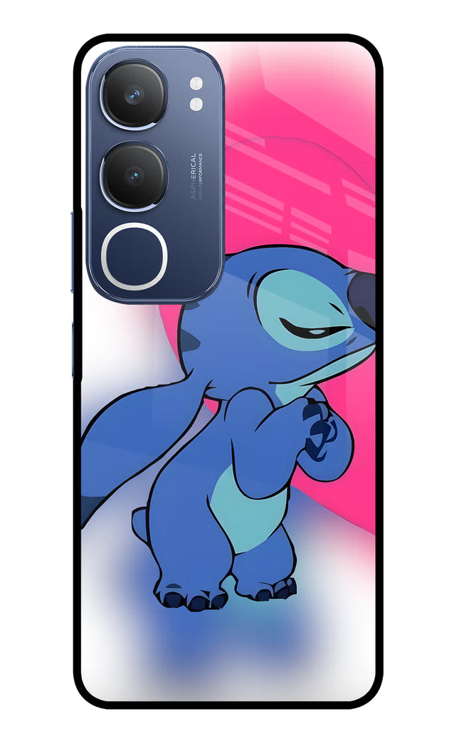 Stitch Hug Vivo Y29 5G Glass Case