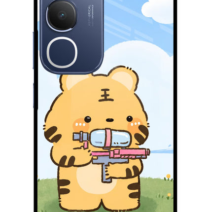 Tiger Treat Vivo Y29 5G Glass Case