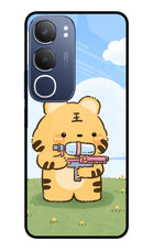 Tiger Treat Vivo Y29 5G Glass Case