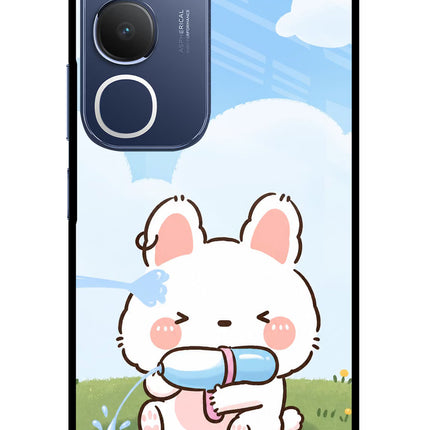Bunny Treat Vivo Y29 5G Glass Case