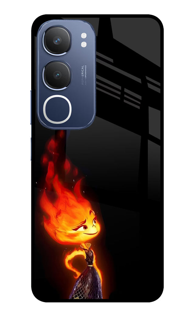Ember Flame Vivo Y29 5G Glass Case