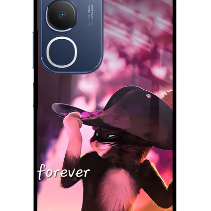 Forever Cat Vivo Y29 5G Glass Case