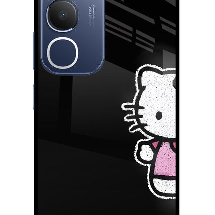 Kitty Charm Vivo Y29 5G Glass Case