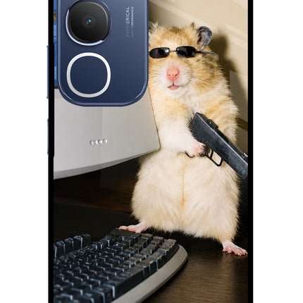 Hacker Hamster Vivo Y29 5G Glass Case
