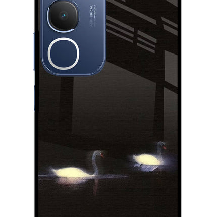 Silent Swans Vivo Y29 5G Glass Case