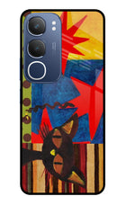Pop Cat Vivo Y29 5G Glass Case