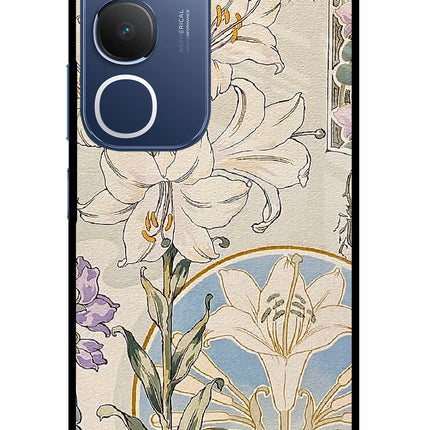 White Lily Vivo Y29 5G Glass Case
