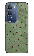 Green Stars Vivo Y29 5G Glass Case