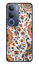 White Mayura Vivo Y29 5G Glass Case