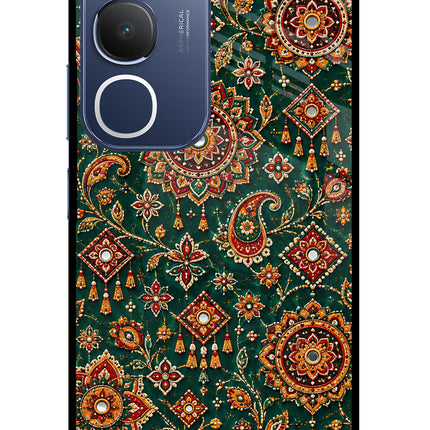 Green Pataka Vivo Y29 5G Glass Case
