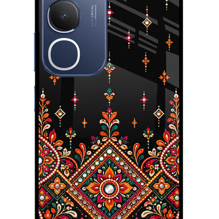 Noir Mehfil Vivo Y29 5G Glass Case