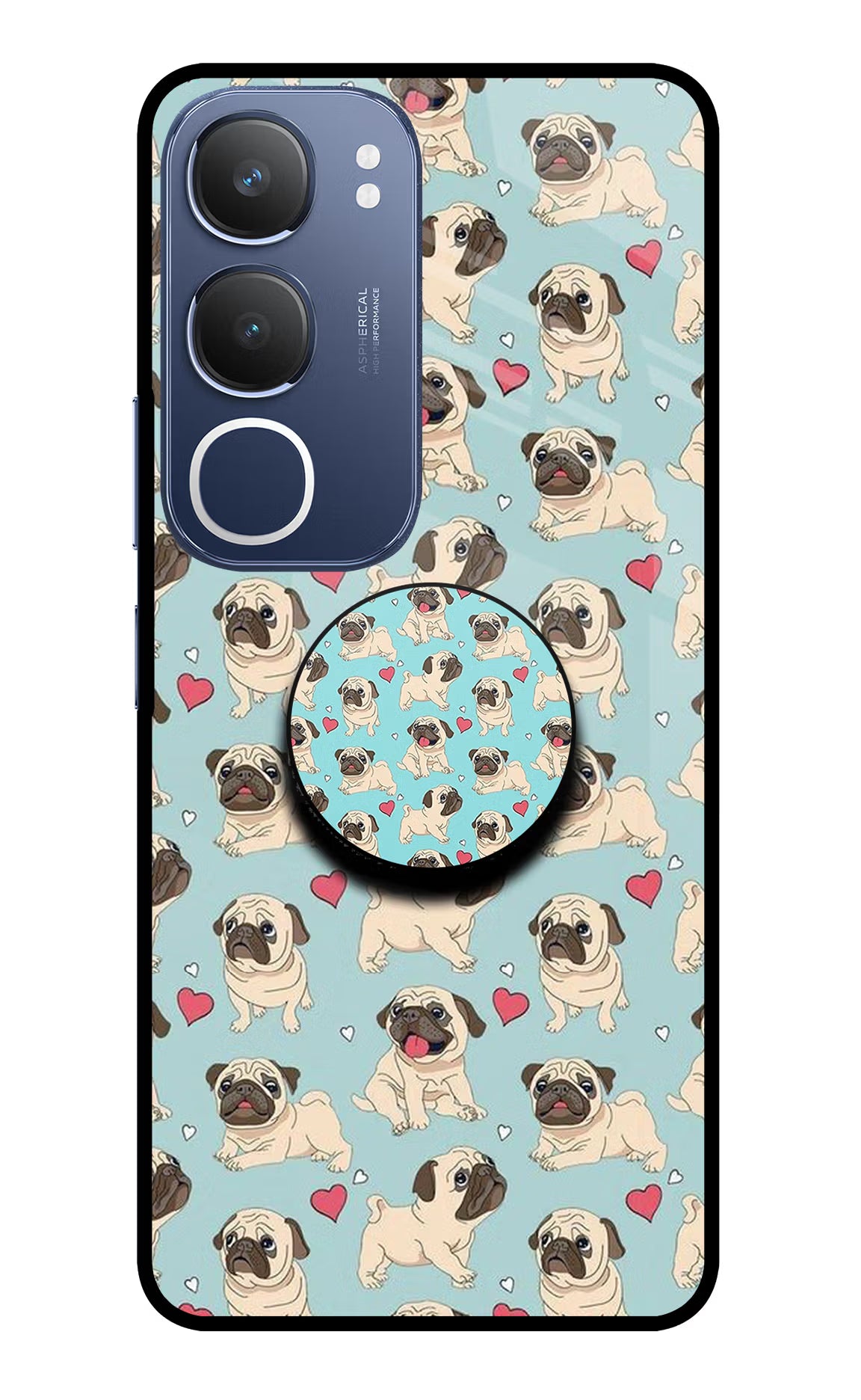 Pug Dog Vivo Y29 5G Pop Case by Casekaro