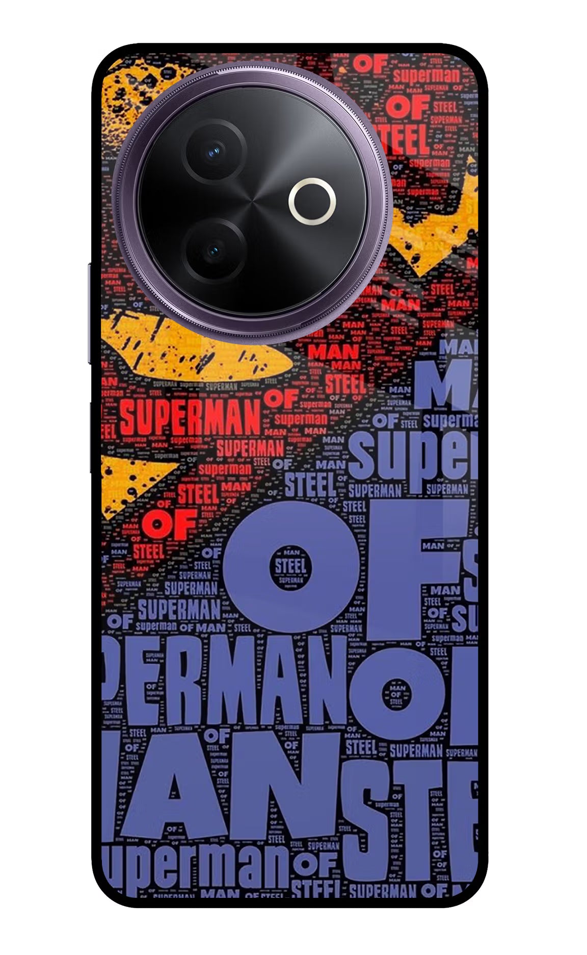 Superman Vivo Y39 5G Glass Case Back Cover by Casekaro