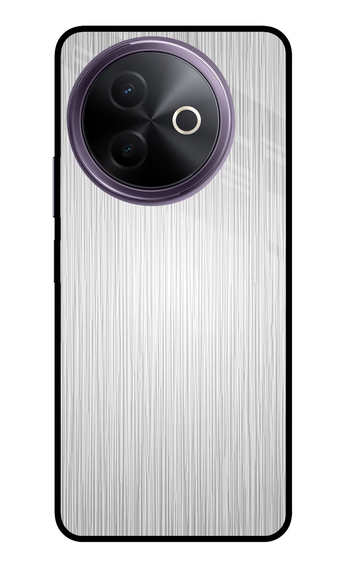 Wooden Grey Texture Vivo Y39 5G Glass Case Back Cover by Casekaro