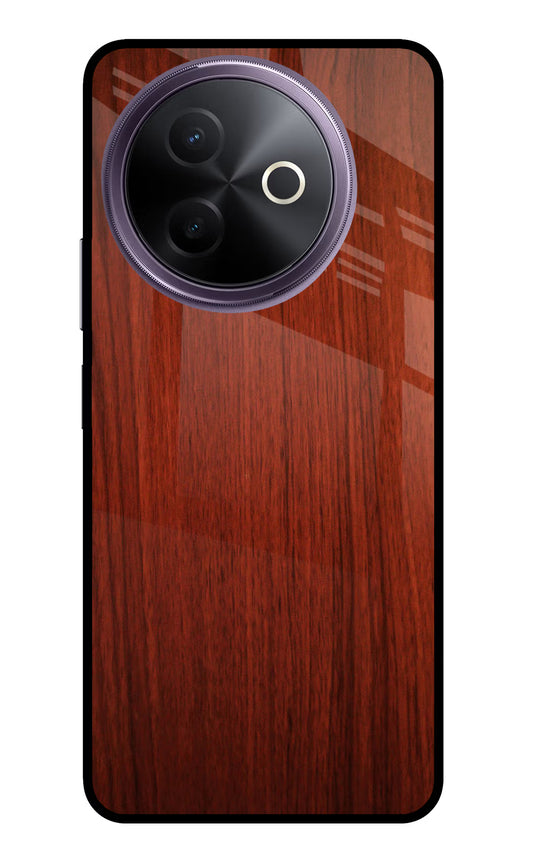 Wooden Plain Pattern Vivo Y39 5G Glass Case
