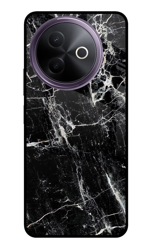 Black Marble Texture Vivo Y39 5G Glass Case