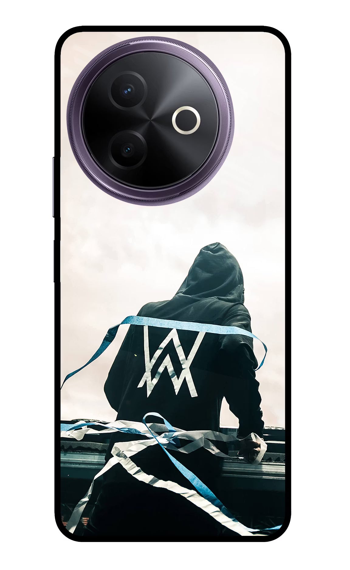 Alan Walker Vivo Y39 5G Glass Case Back Cover by Casekaro