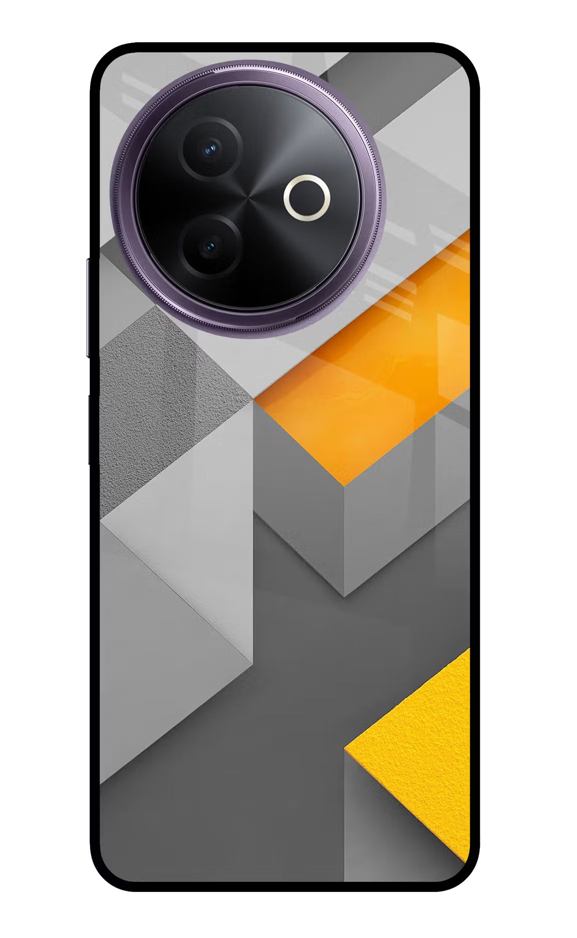 Abstract Vivo Y39 5G Glass Case Back Cover by Casekaro