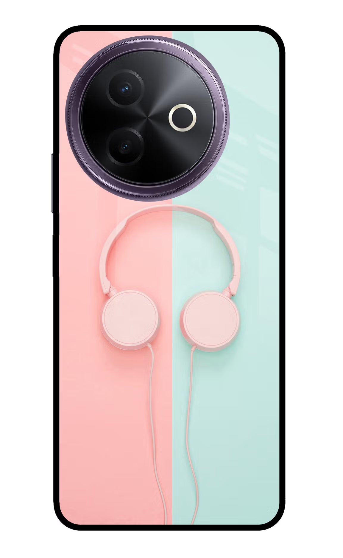 Music Lover Vivo Y39 5G Glass Case Back Cover by Casekaro