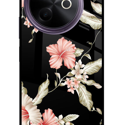Flowers Vivo Y39 5G Glass Case